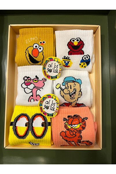 AL Bİ 90LIK 6 ΖΕΥΓΑ ΠΟΛΥΧΡΩΜΕΣ ΔΙΑΣΚΕΔΑΣΤΕΣ ΕΡΩΝΤΕΣ ΒΑΜΒΑΚΙΝΕΣ ΚΟΛΛΕΓΙΑΚΕΣ ΚΑ...