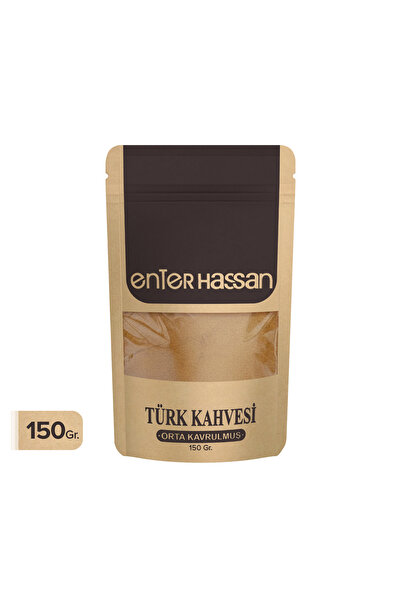 EnterHasan Türk Kahvesi Orta Kavrulmuş Taze Öğütülmüş 150gr
