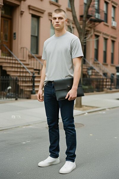 PLUSH STUDIO ، Ledcase 13.3-14 بوصة حقيبة كمبيوتر (جلد + قطيفة) مجلد أسود إلى...