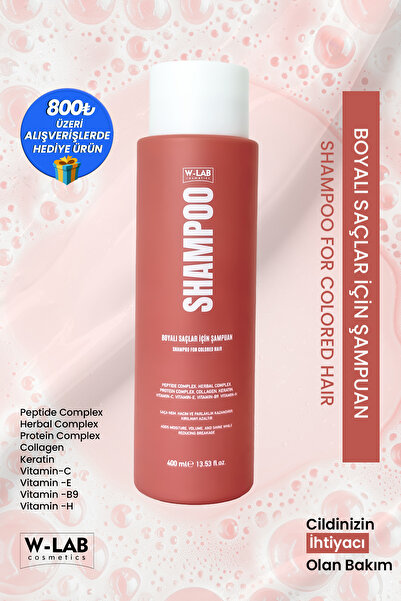 W-Lab Kozmetik شامبو للشعر المصبوغ 400 مل