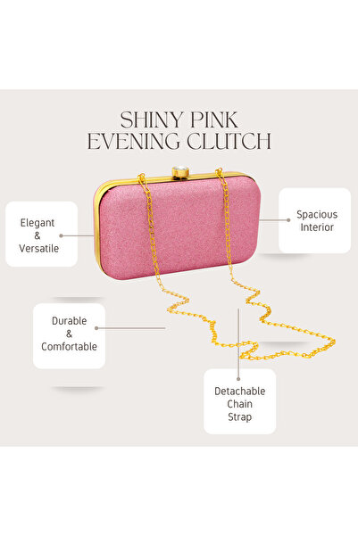 KIYAY حقيبة كلاتش نسائية، ناعمة وخفيفة الوزن، مناسبة لحفلات الزفاف، وحفلات ال...