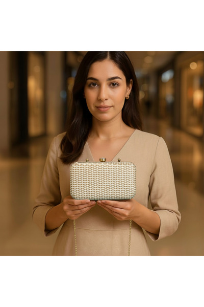 KIYAY حقيبة سهرة نسائية مرصعة بأحجار الراين، محفظة كلاتش لامعة، حقائب يد للحف...