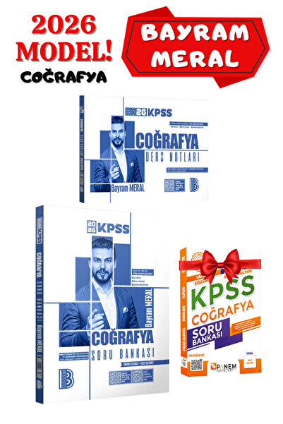 Yargı Yayınları Benim Hocam Yayınları Bayram Meral 2026 KPSS Coğrafya Ders No...