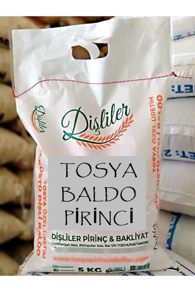 Dişliler BALDO TOSYA PİRİNCİ-(5 KG) YERLİ VE DOĞAL