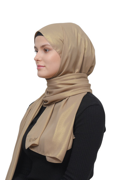 Altobeh فستان سهرة فضي شيفون شال-لون الشاطئ