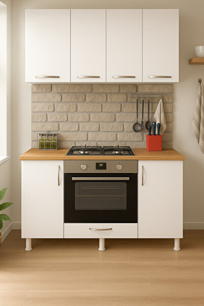 UMGMOBİLYA 140LIK ÜST DOLAPLI ANKASTRE DOLABI, MUTFAK DOLABI, ÇOK AMAÇLI DOLAP