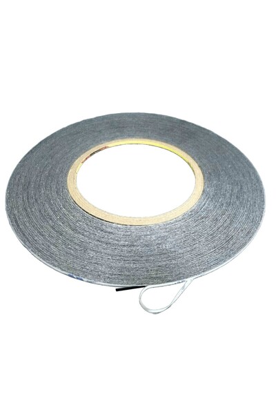 3M 2mm/50mt Çift Taraflı Bant Ekran Cam Kasa Kapak Tamir Bantı-siyah