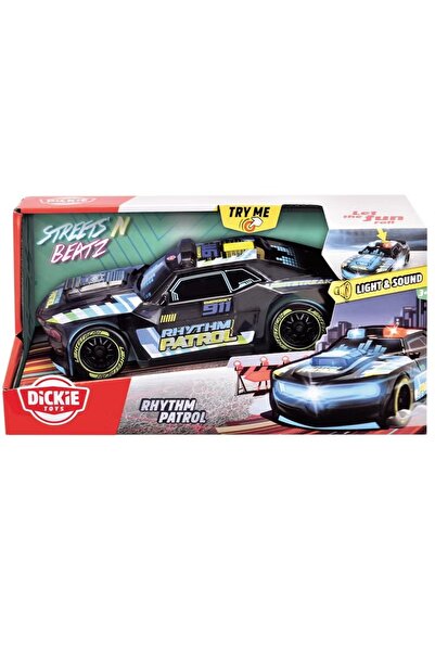 Dickie Toys Rhythm Patrol Car Toy with Changing Lights and Music