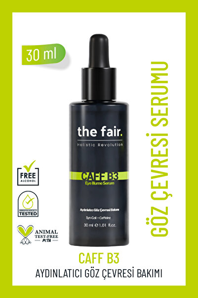 the fair. the fair. Caff-B3 Eye Illume Göz Serumu Koyu Halka ve Kırışıklık Karşıtı Aydınlatıcı  30 ml