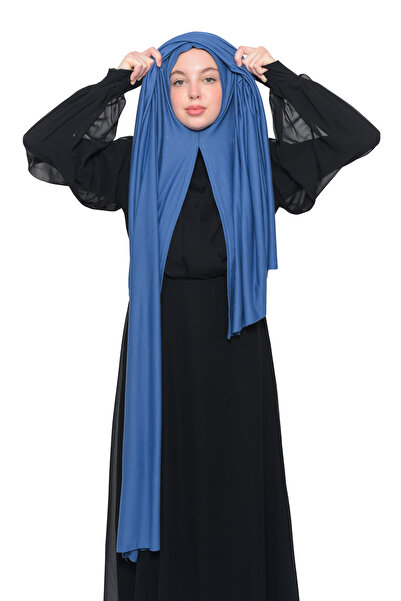 Altobeh جاهز عملي متشابك فاخر عضوي مستقيم بتمشيط شال جينز متقاطع اللون