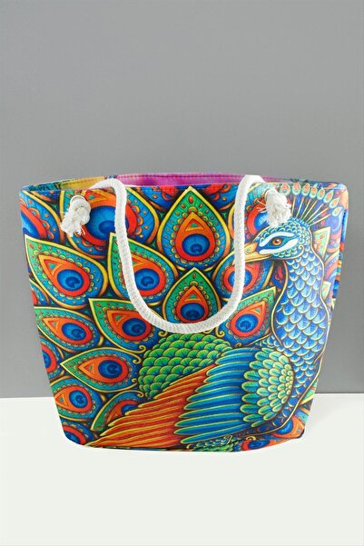 ZERO LAND Geantă de plajă cu model MTXDPN (173928)-colorată