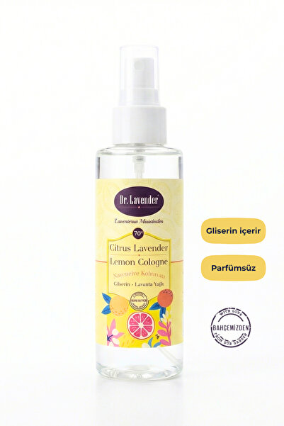 Dr.Lavender 70° Narenciye Limon ve Citrus Kolonya 100 ml Gliserinli