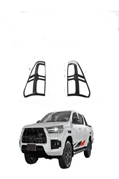 ROAL TUNİNG Toyota Hilux Uyumlu 2015-2022 Arka Stop Çerçevesi – ABS Tuning Ak...