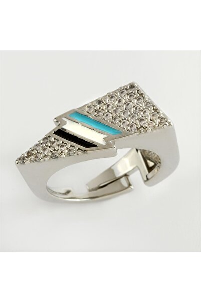 ZERO LAND MTXDPN شيمب (173156) خاتم مرصع بالأحجار - أصفر