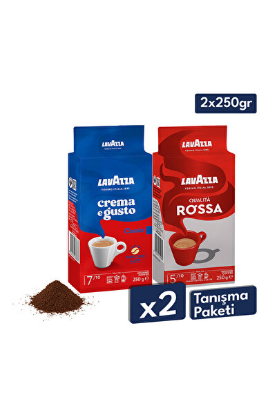 LavAzza Qualità Rossa + Crema e Gusto Filtre Kahve (250gr) 2'Li Paket