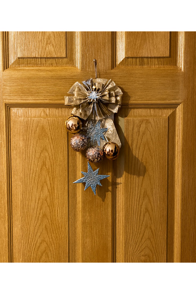 TAŞDELEN AVM Orca Kapı süsü gold renk çok sanlı sarkan kapı süsü