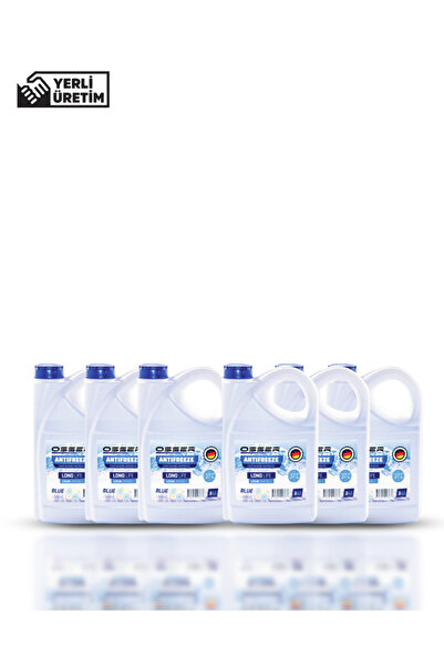 OSSER Antifriz 3 Lt Mavi -37 Derece 6'lı Avantaj Paket (ÜRETİM YILI 2024)