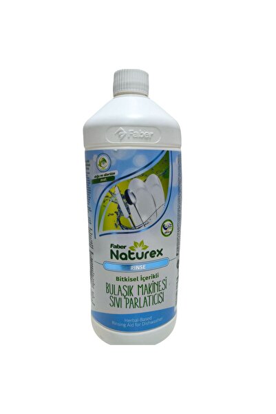 Naturex Faber Rinse - Bitkisel Esaslı Bulaşık Makinalar için Parlatıcı & Duru...