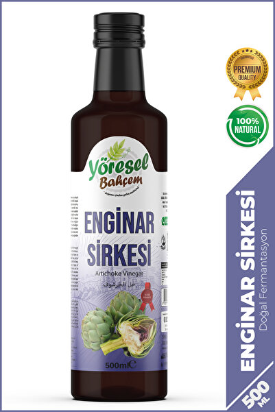 Yöresel Bahçem Enginar Sirkesi Doğal Fermantasyon 500 ml