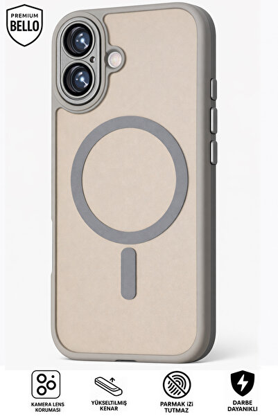 Tech&bello accessories حافظة آيفون 17 مع واقي لعدسة الكاميرا وميزة ماجسيف، غط...