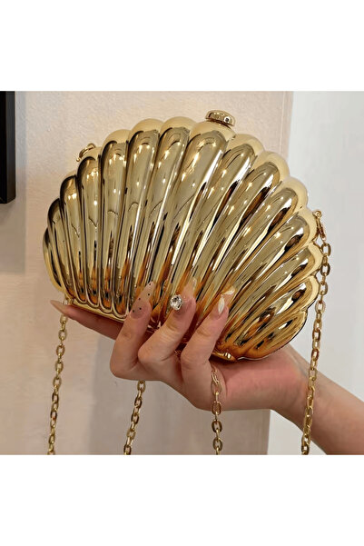 shop Zümrüt Toystore Gold Oyster Model Bag High Quality Imported Hand and Arm...