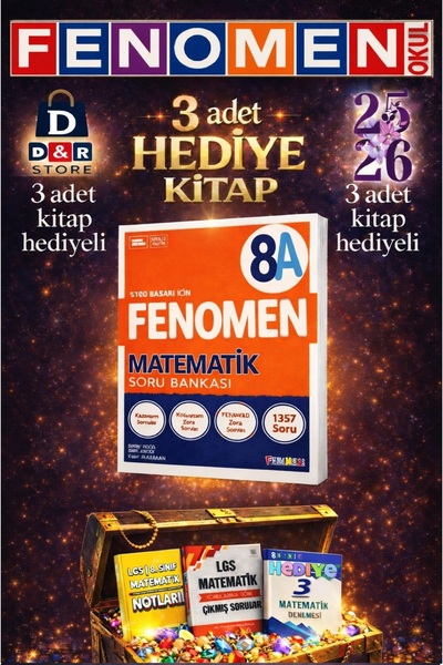 Fenomen Yayıncılık Fenomen 8.sınıf Matematık (A) Soru Bankası Çıkmış Sorular ...