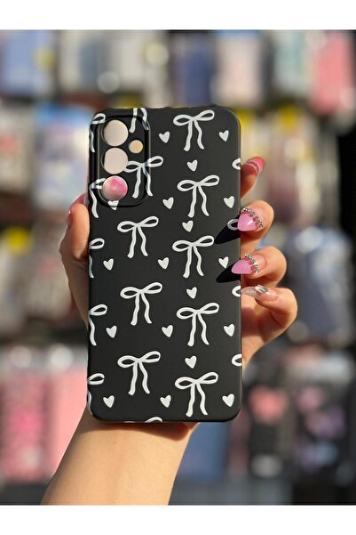 CaseKİdükkan حافظة هاتف من السيليكون مع طبقة داخلية مخملية ونمط إطلاق متوافق مع هاتف Samsung Galaxy A34