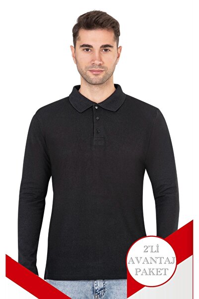ByDon ERKEK POLO YAKA T-SHİRT 2'Lİ AVANTAJ PAKET