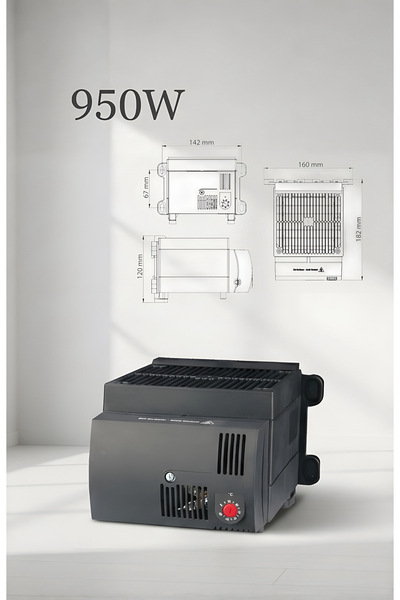 Nexo 950W Fanlı - Termostatlı Isıtıcı