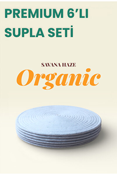 Savana Haze 6’lı Örgü Supla Takımı – Yemek Masası Seti