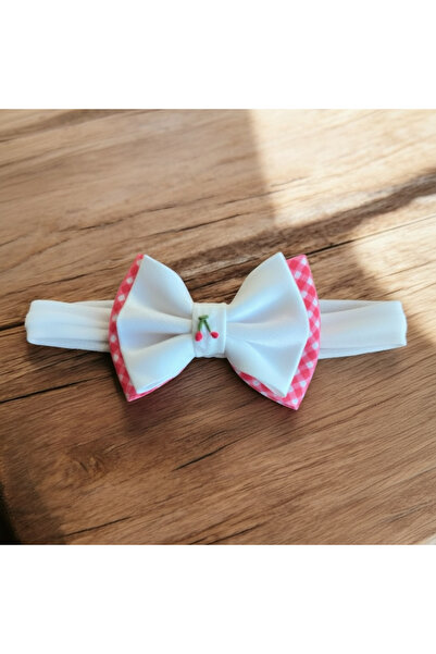 EGOMİ Baby Bandana with Cherry Embroidery