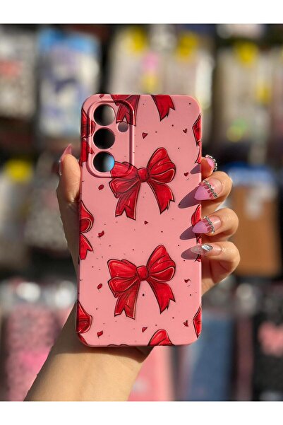 CaseKİdükkan حافظة هاتف من السيليكون مع طبقة داخلية مخملية ونمط إطلاق متوافق مع هاتف Samsung Galaxy A34