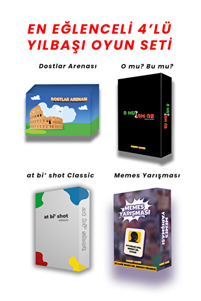 PG Pabsey Games Yılbaşı Oyun Seti - at bi' shot | Memes Yarışması | Dostlar A...