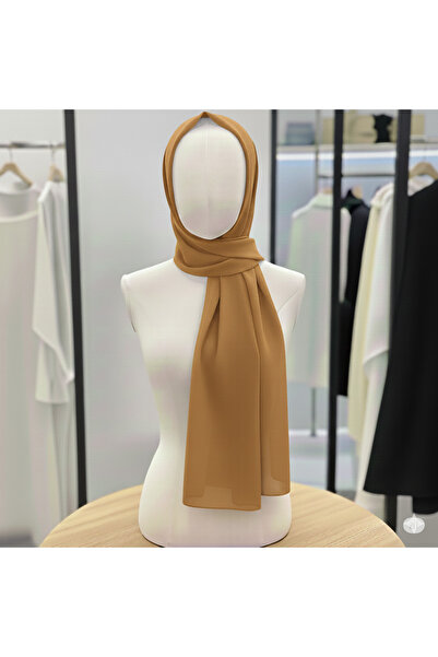 karanfil TESETTÜR KADIN TABA RENGİ ŞİFON ŞAL