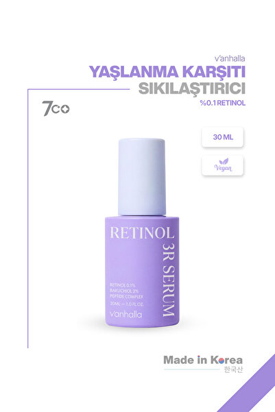 v'anhalla Retinol 3R Yaşlanma & Kırışıklık Karşıtı | Sıkılaştırıcı Serum 30ml