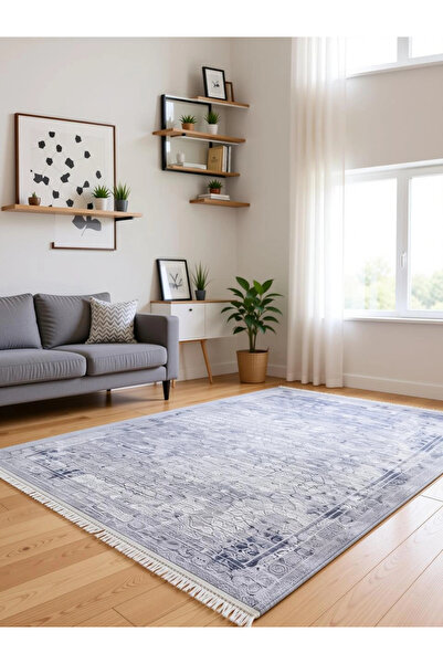 Merinos Halı Rodin Koleksiyonu 60893-030 Gri-mavi