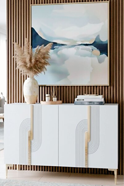 YUMEDİ DESİGN KA1208BG - DÜNYA KONSOL, TV SEHPASI, ÇOK AMAÇLI DOLAP ve KAHVE ...