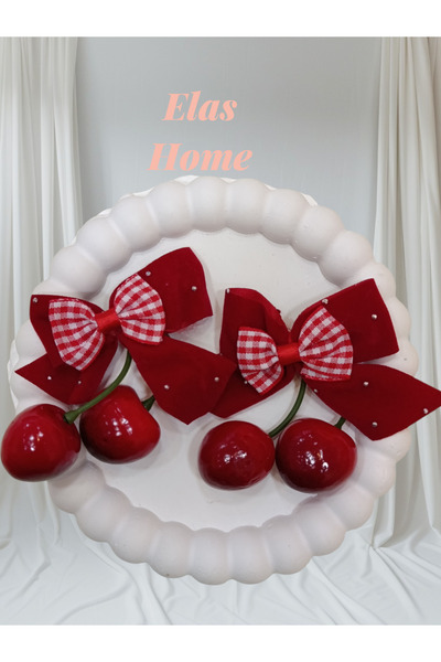 ELAS HOME Kiraz Toka Çift Pens