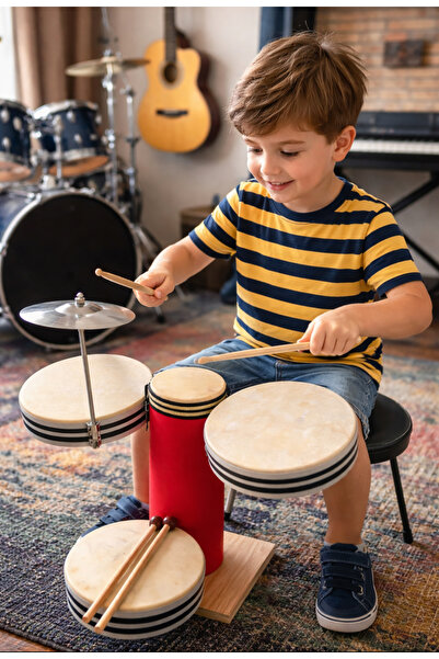 Erzi Oyuncak Bateri Takımı