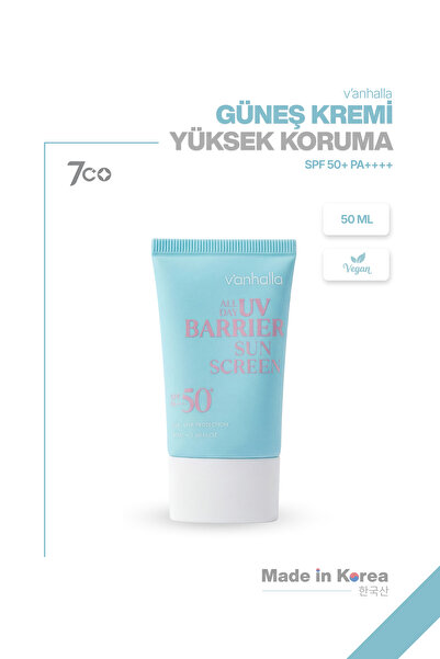 v'anhalla Yüksek UV Koruma | Kırışıklık Karşıtı | Aydınlatıcı Güneş Kremi SPF...