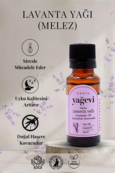 Yağevi Saf Lavanta - Melez Uçucu Yağı 5 ml - Organik Geçiş Ürünü