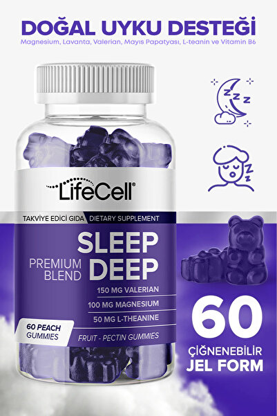 Lifecell Sleep Deep - Stressiz ve Derin Uyku İçin Kompleks Takviye Edici Gıda