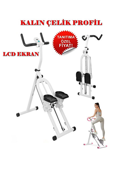 Tisul C-01 Katlanabilir Dikey Tırmanma Fitness Cihazı Stepper Egzersiz Aleti ...