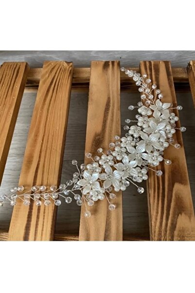 ASİMEL TASARIM Bridal Tiara Hair Accessory Wedding Henna Wedding Promise Enga...