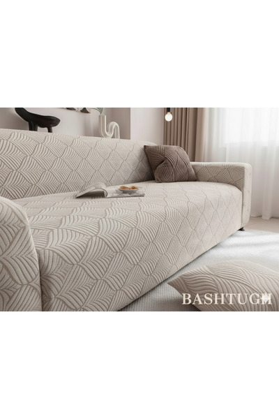 BASHTUGH TİCARET 3 Kişilik Kanepe Örtüsü bir adet | Lastikli Koltuk Örtüsü |çekyat Örtüsü| koltuk kılıfı sofa Cover