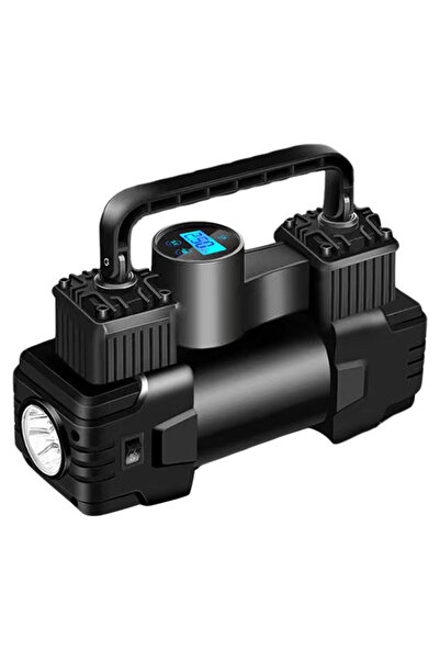 MOJOYCE Digital Gauge 12V 150PSI Auto Inflatable Pump with Pressure Gauge Heavy Duty Deluxe Portable Metal A