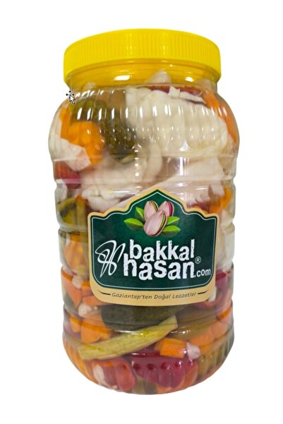 Bakkal Hasan Ev Yapımı Karışık Bostan Turşu 1 LT
