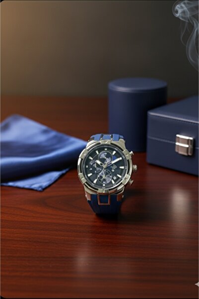 zentrova ساعة يد رجالية أنيقة من بلاتينيوم بيير