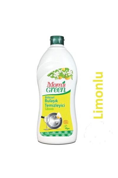 Mom's Green 750 ml Bitkisel Elde Yıkama Bulaşık Temizleyici - Limonlu