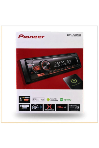 Pioneer Mvh-s125uı Usb-fm Çıkma Kafa + Kumandalı Oto Teyp
